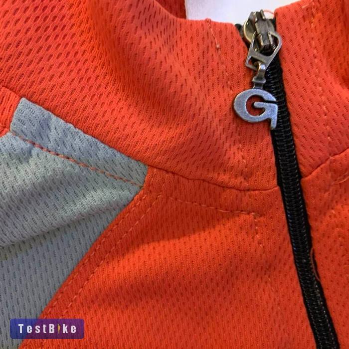 Gonso férfi XL-es mez halvány piros/szürke