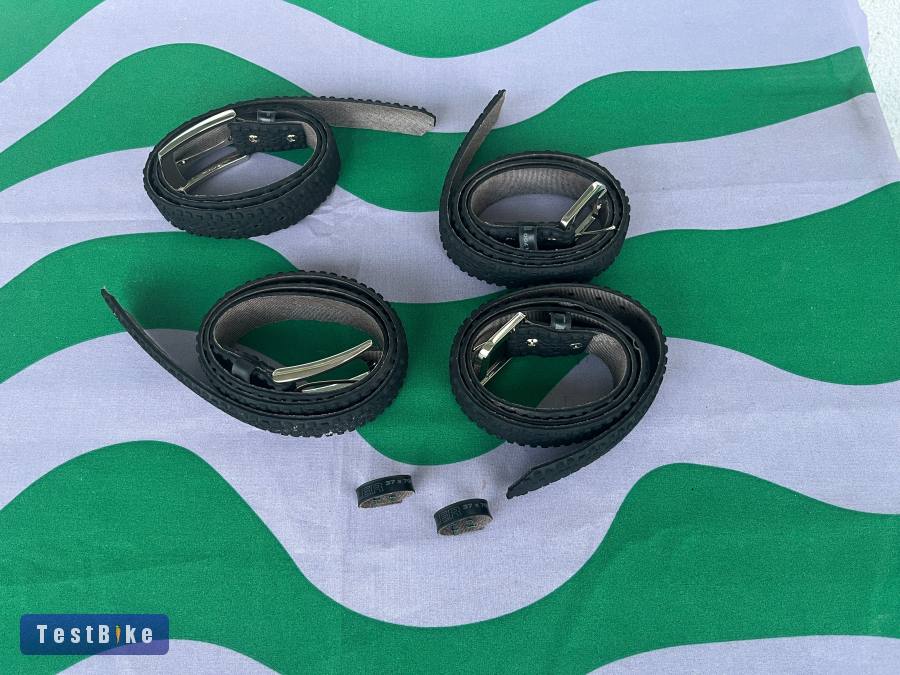 Gravel külső kerékpárgumiból készült öv