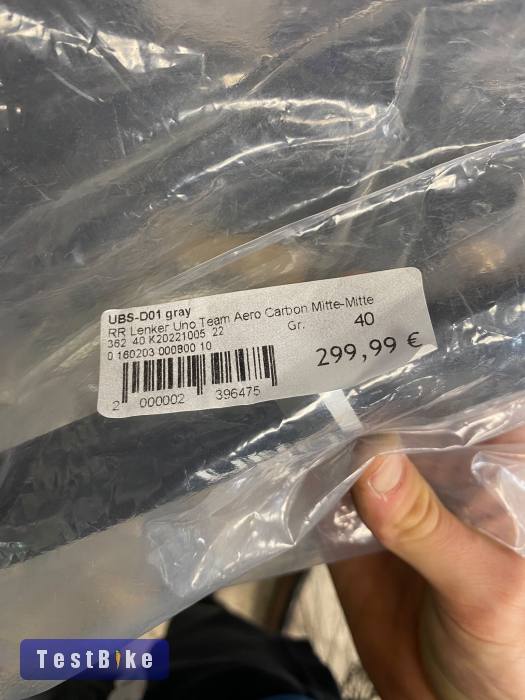 Gravel országúti karbon Uno aero kormány