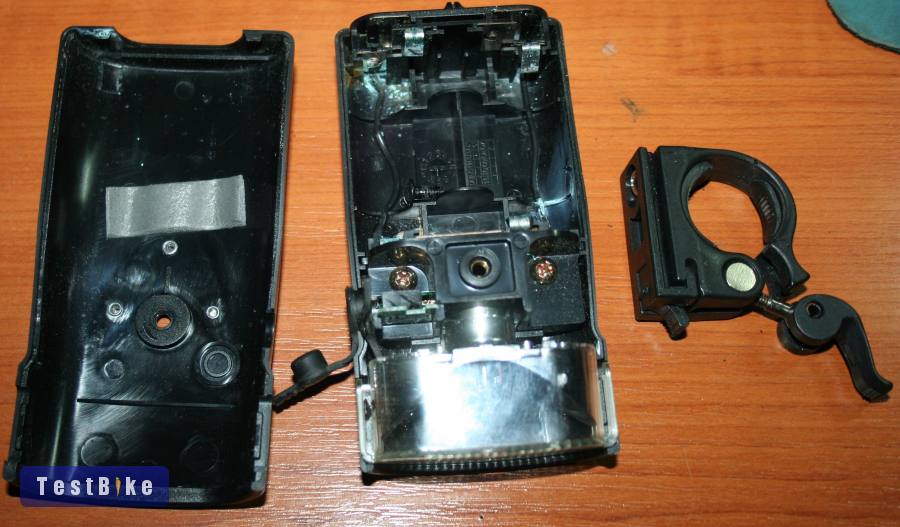 Halogén bicikli lámpa tölthető akkus