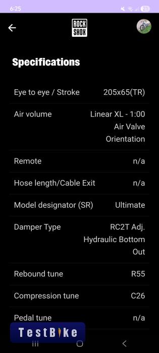 Használt 2027 Rockshox Vivid Ultimate Air 205x65 mm