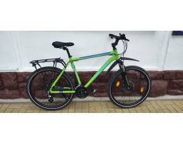 Használt 26"-os Csepel Woodlands MTB kerékpár, zöld