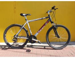 Használt 26"-os Caprine Greenway MTB kerékpár, grafit-ezüst