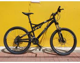Használt 26"-os HT Psych 4.0 MTB kerékpár, fekete