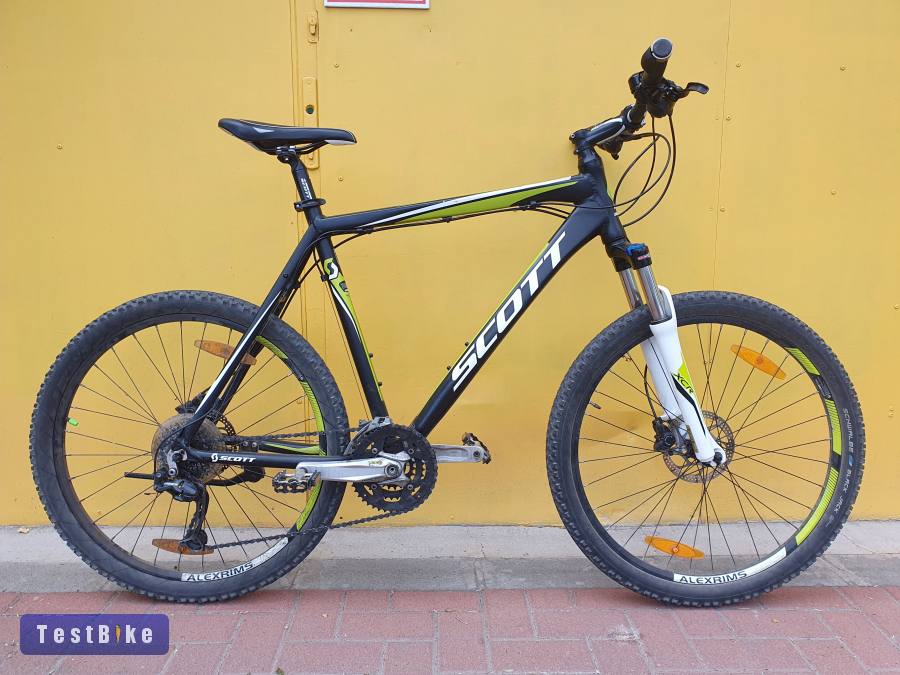 Használt 26"-os Scott Aspect MTB kerékpár, fekete-zöld