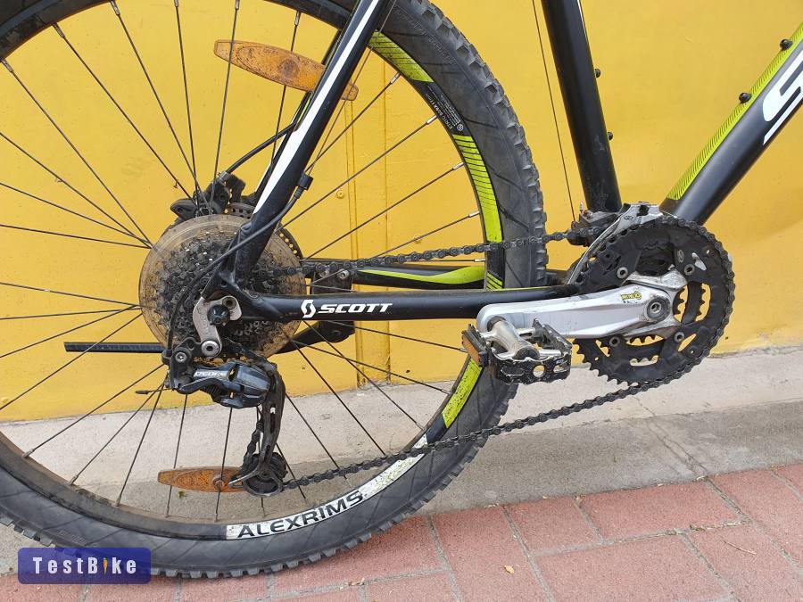Használt 26"-os Scott Aspect MTB kerékpár, fekete-zöld