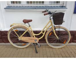 Használt 28"-as női Kellys Arwen Dutch city kerékpár, krém