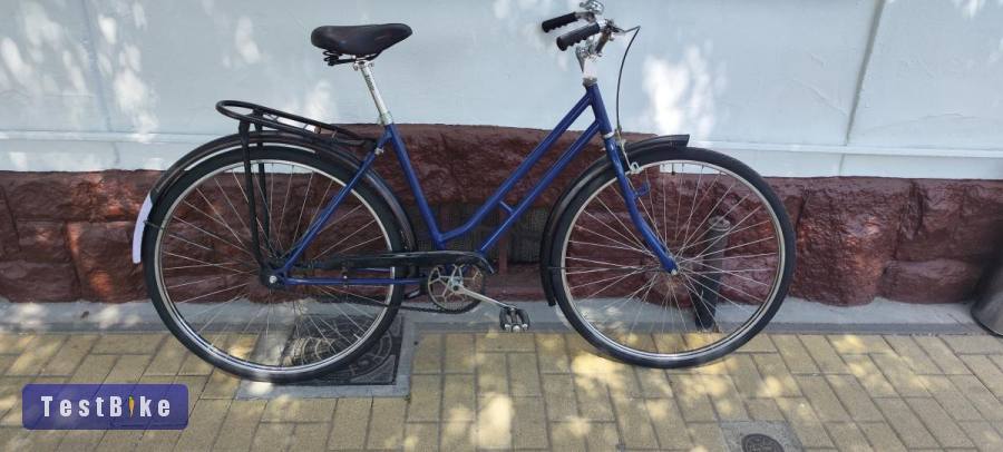 Használt 28"-as Nosztalgia Tradíció városi kerékpár, kék