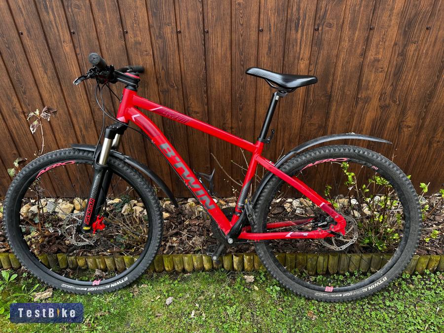 Használt Btwin Rockrider 540 piros "M" eladó