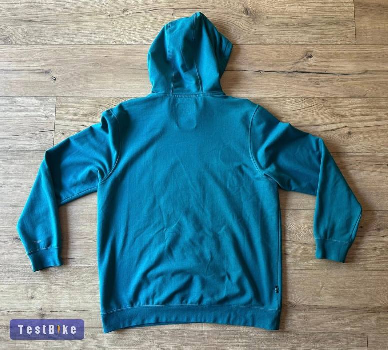 Használt FOX Racing világoskék kapucnis pulóver, hoodie (XL)