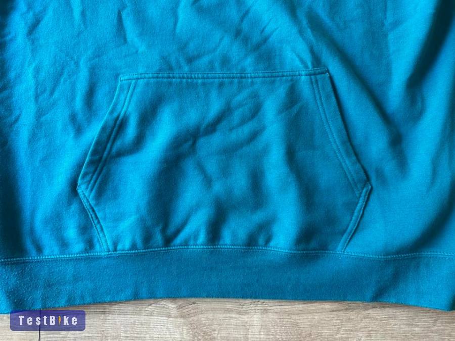 Használt FOX Racing világoskék kapucnis pulóver, hoodie (XL)