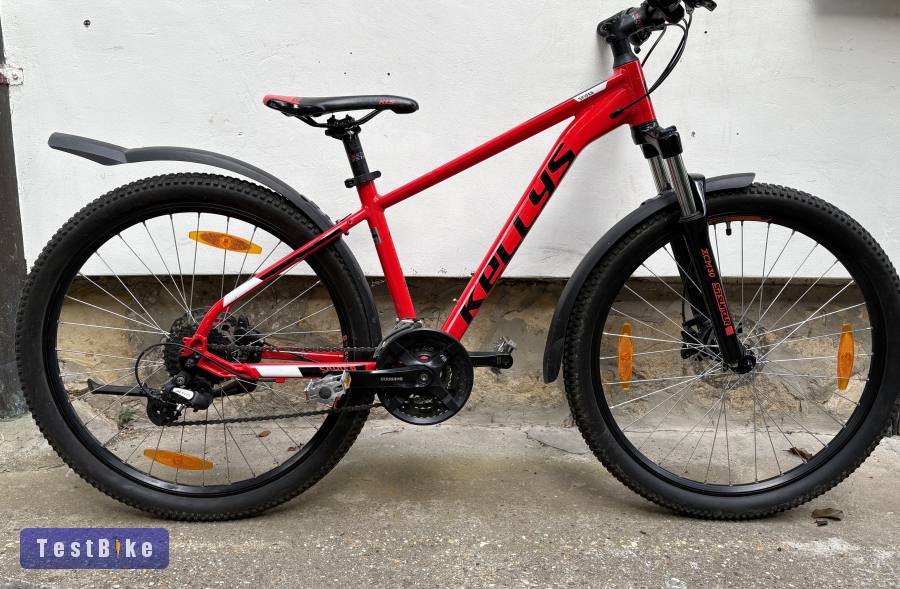 Használt Kellys Spider 50 Red 26" (XS méret, zárható villa)