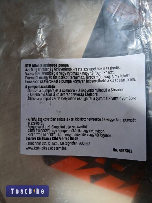 Használt KTM Mini Alu eladó