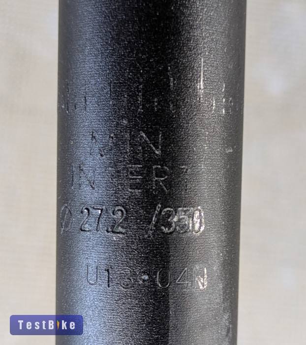 Használt KTM nyeregcső 27.2X350mm javított eladó