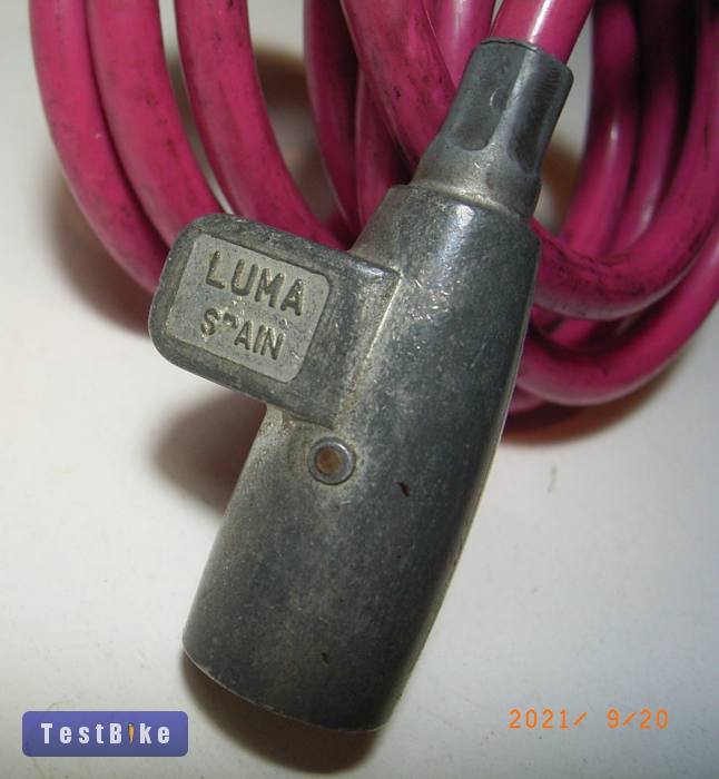 Használt Luma Spain spirállakat, retró, ciklámen színű