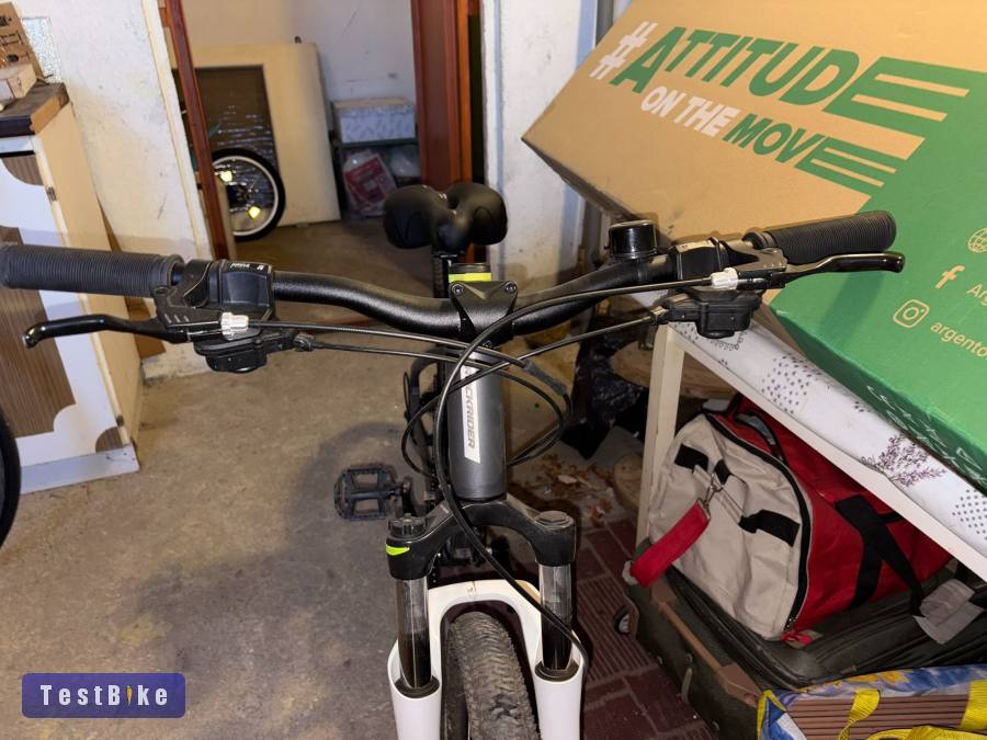 Használt MTB Rockrider ST 520 V2 - szürke/sárga eladó