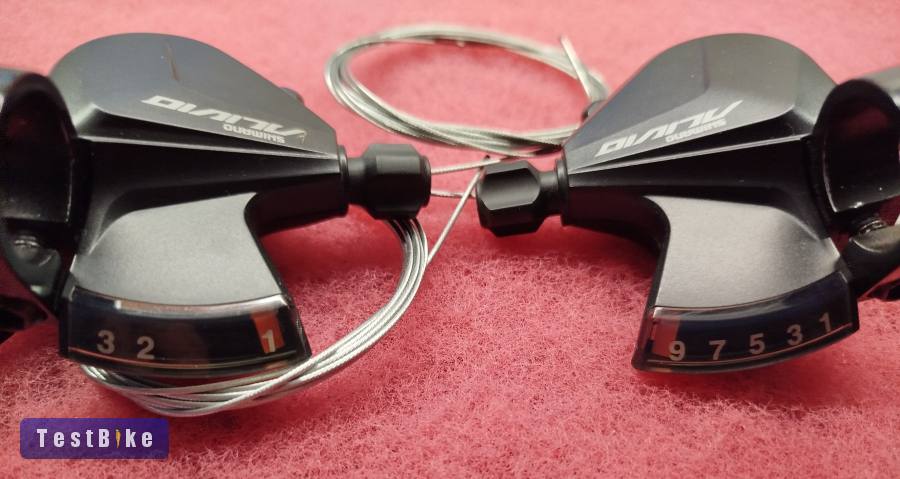 Használt Shimano Alivio 3x9 fokozatú váltókar pár eladó