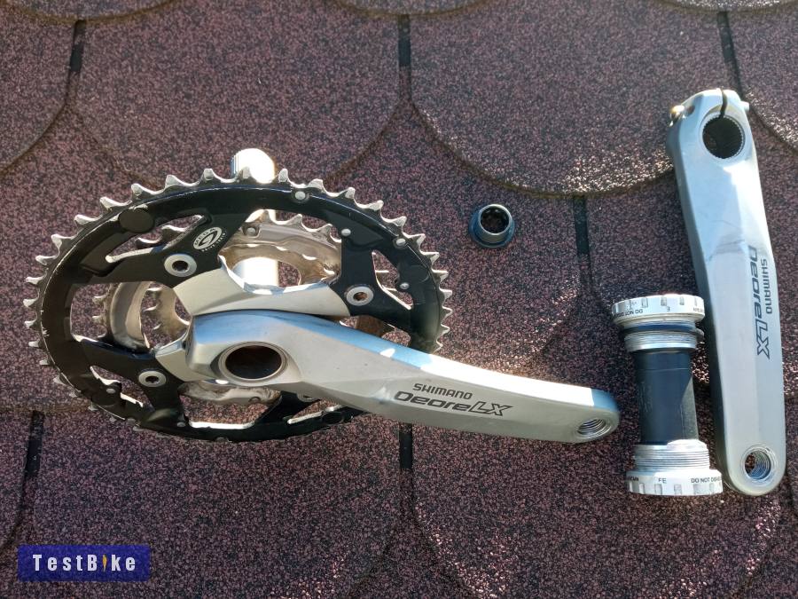 Használt Shimano Deore LX (FC-M580) hajtómű eladó