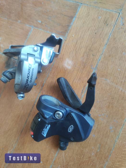 Használt Shimano Deore LX váltó+kar eladó