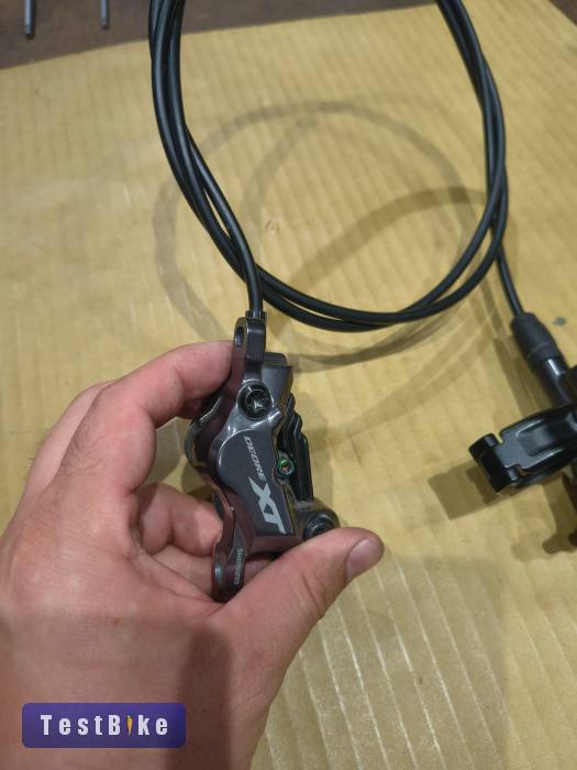 Használt Shimano Deore XT 4 dugattyús