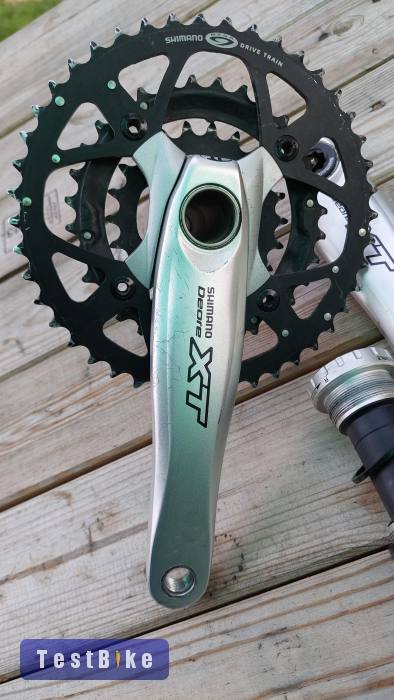 Használt Shimano Deore XT 760 hajtómű  eladó