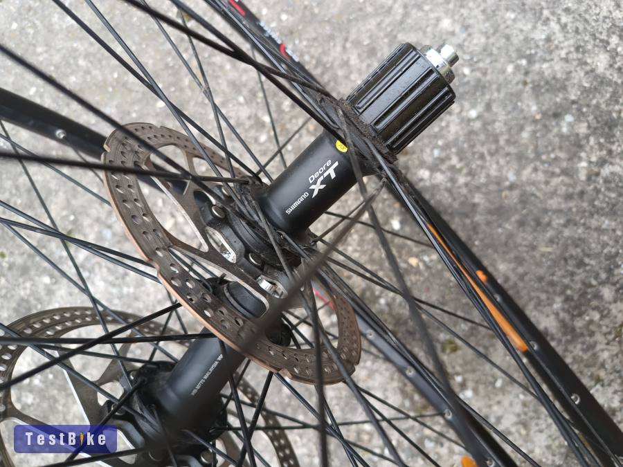 Használt Shimano Deore XT DT Swiss kerék szett 26"