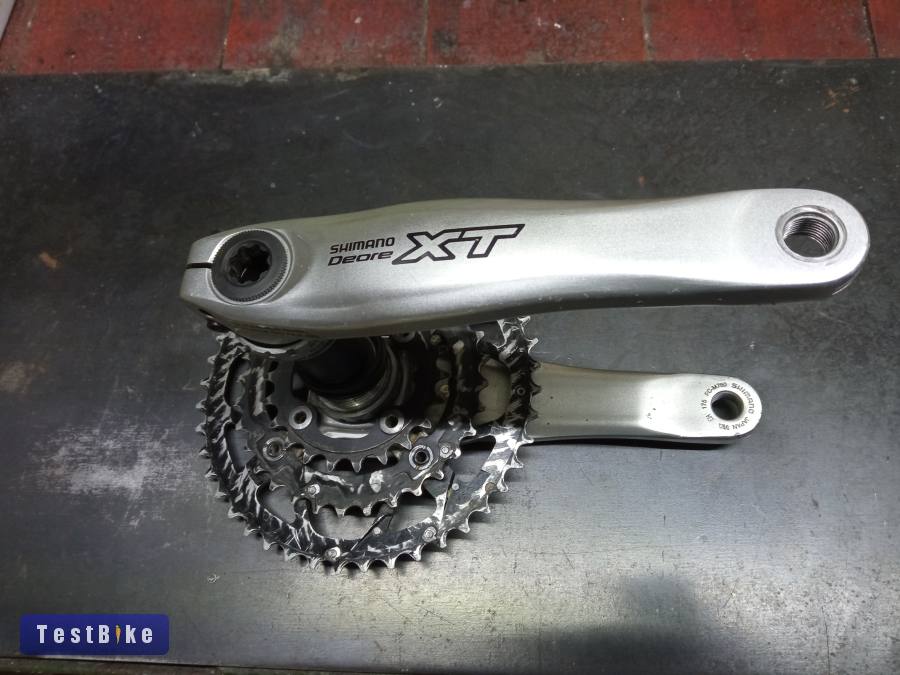 Használt Shimano Deore XT (FC-M760) hajtómű eladó