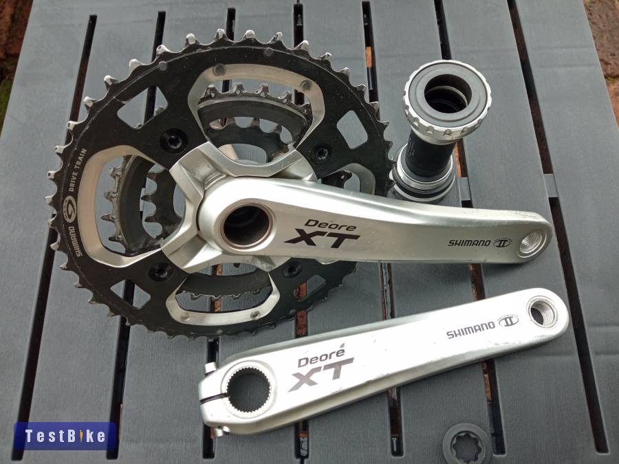 Használt Shimano Deore XT (FC-M770) hajtómű eladó