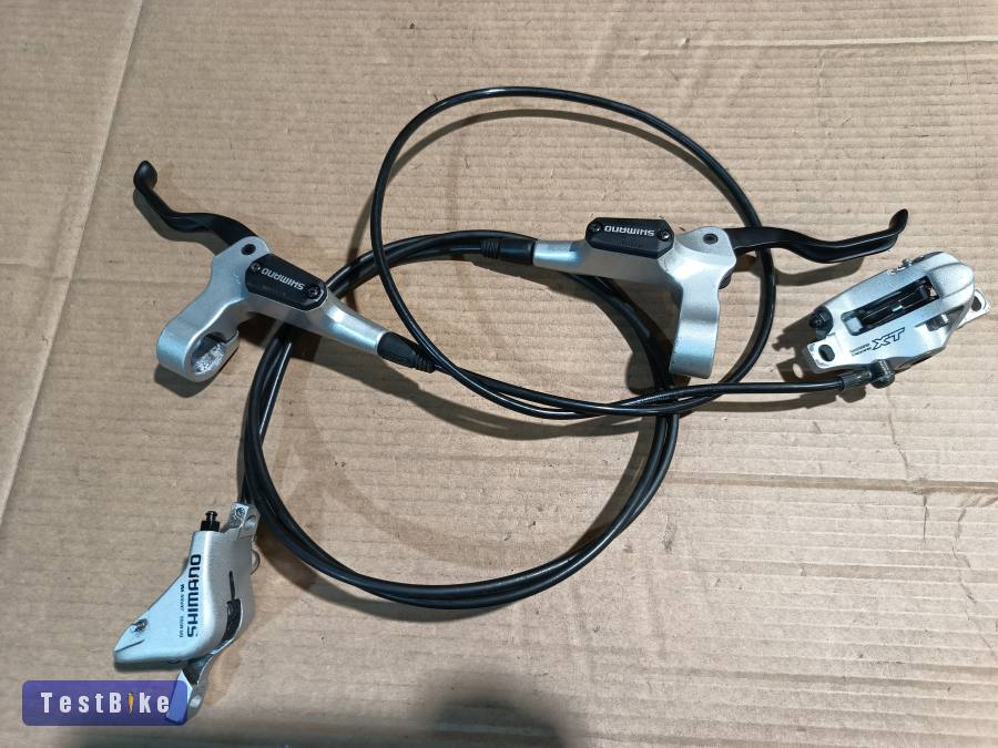 Használt Shimano Deore XT hidraulikus tárcsafék szett 