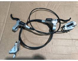 Használt Shimano Deore XT hidraulikus tárcsafék szett 