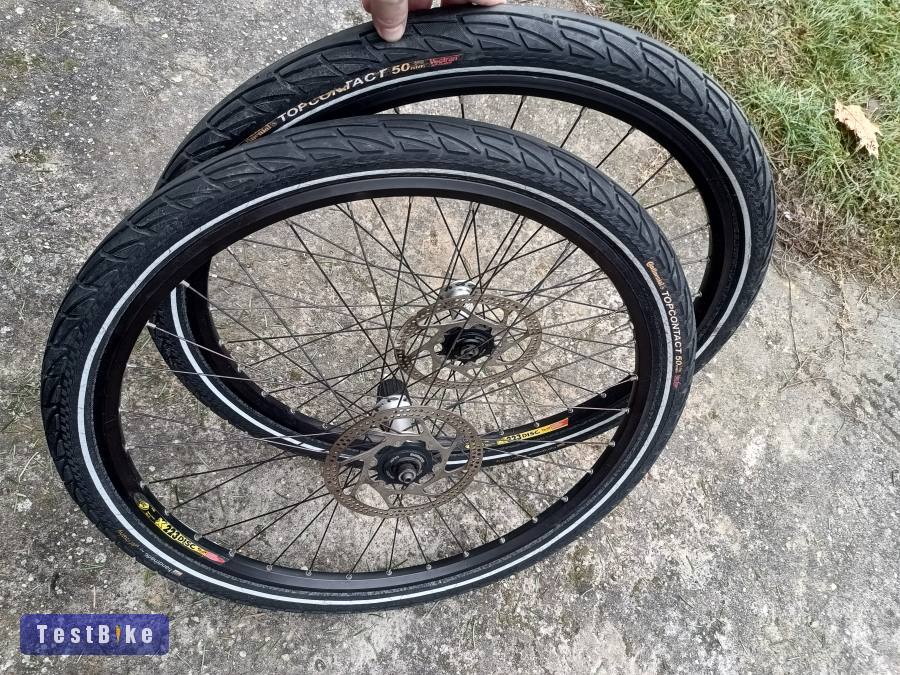 Használt Shimano Deore XT Mavic kerék szett 26"