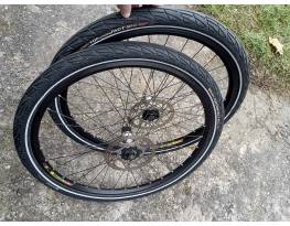 Használt Shimano Deore XT Mavic kerék szett 26"