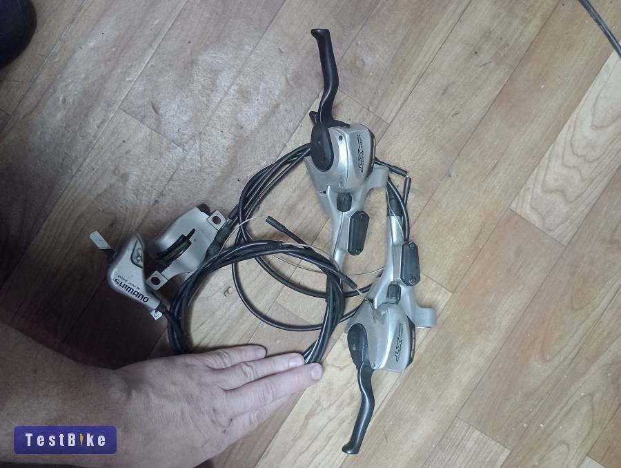 Használt Shimano Deore XT tárcsafék váltókkal 3x9