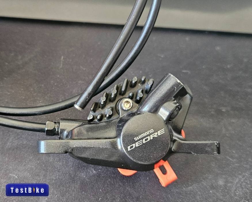 Használt Shimano M6000 Icetec féknyereg és fékcső eladó