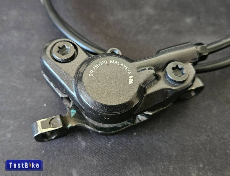 Használt Shimano M6000 Icetec féknyereg és fékcső eladó