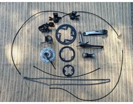 Használt Shimano SLX-LX 3x10-es hajtás és váltás eladó