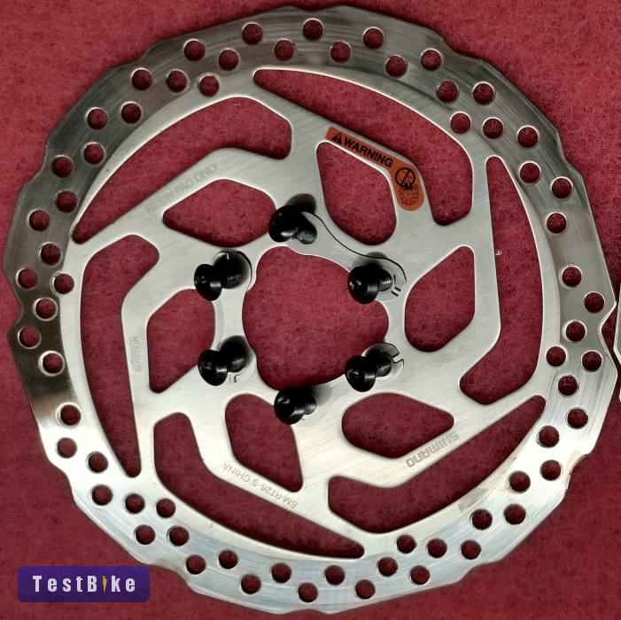 Használt Shimano SM-RT26-S 6 csavaros féktárcsa eladó