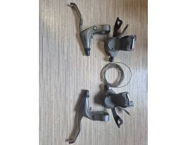 Használt Shimano Tiagra első hátsó váltókar fékkarokkal 