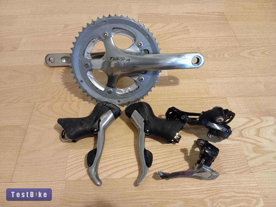 Használt Shimano Tiagra/Sora szett, 10 sebességes