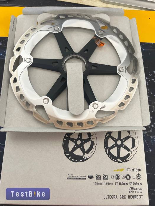 Használt Shimano XT RT-MT800 203mm eladó