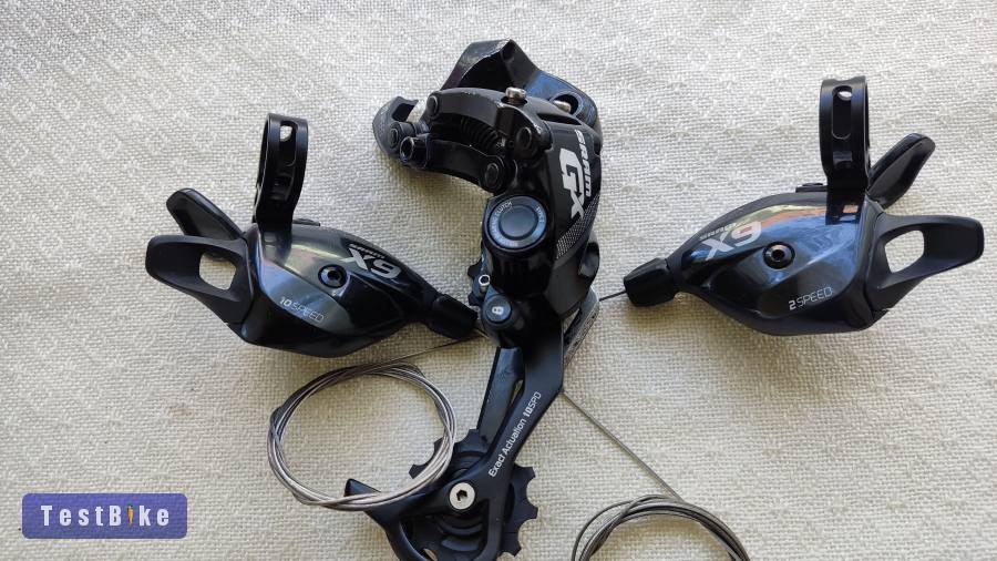 Használt Sram X9 Trigger + Sram GX hátsó váltó 2x10 eladó