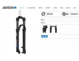Használt Suntour SR X1 Teleszkóp 29" Gyorszáras 1/8-os