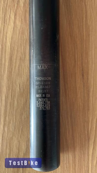 Használt Thomson Elite 31.6 mm-es 367mm hosszú nyeregcső!