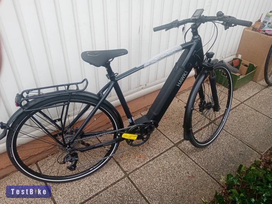 Új Hawk Bike Complete E-trekking Black 50 cm