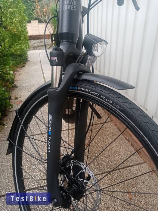 Új Hawk Bike Complete E-trekking Black 50 cm