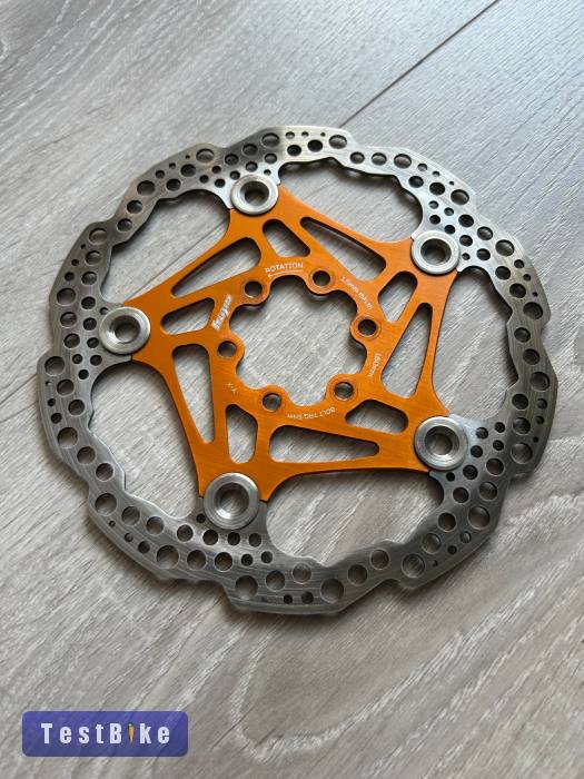 Hope Floating Rotor - 6-Bolt - narancs 160 mm
