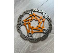 Hope Floating Rotor - 6-Bolt - narancs 160 mm
