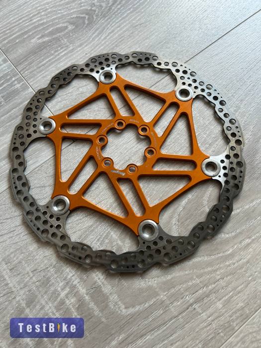 Hope Floating Rotor - 6-Bolt - narancs 203 mm