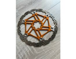 Hope Floating Rotor - 6-Bolt - narancs 203 mm