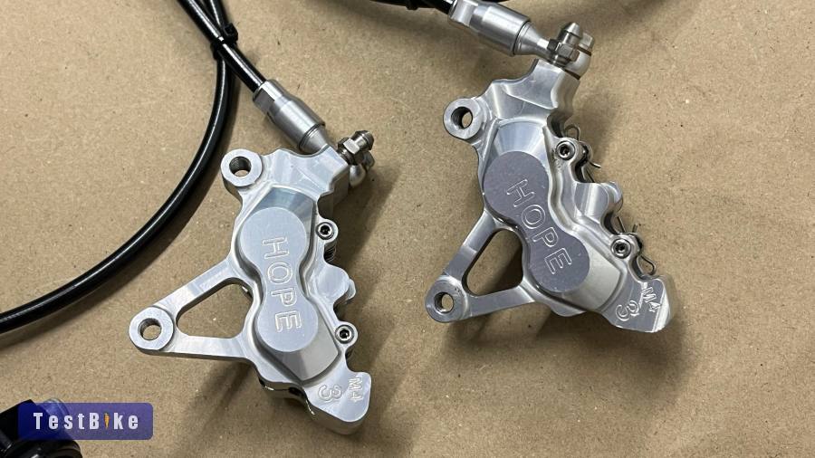 Hope M4 tárcsafékszett 4 dugattyús, e+h, újszerű állapotban.